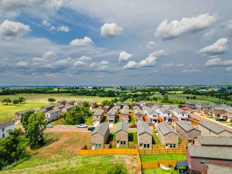 Aerial Housing Development